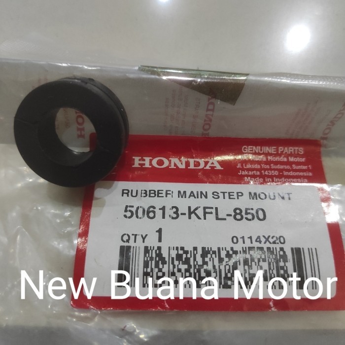 Karet Dudukan Besi Barstep Supra X125 Karisma Karet Handle Bar Supra X125 Karisma 50613-Kfl-850 Term