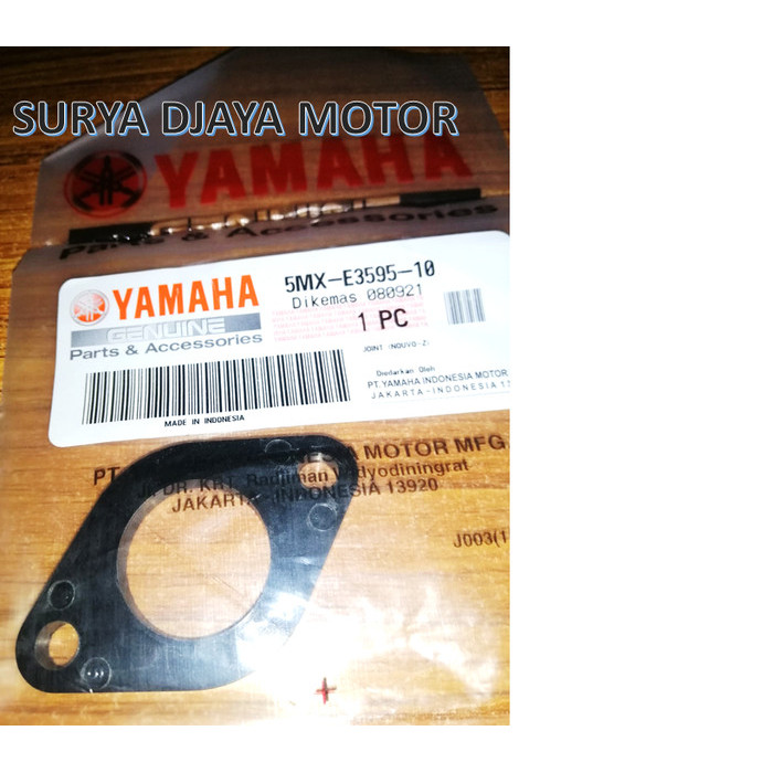 Paking Intake Mio Asli Ori Yamaha Genuine Part 5Mx E3595 10 Termurah Langka