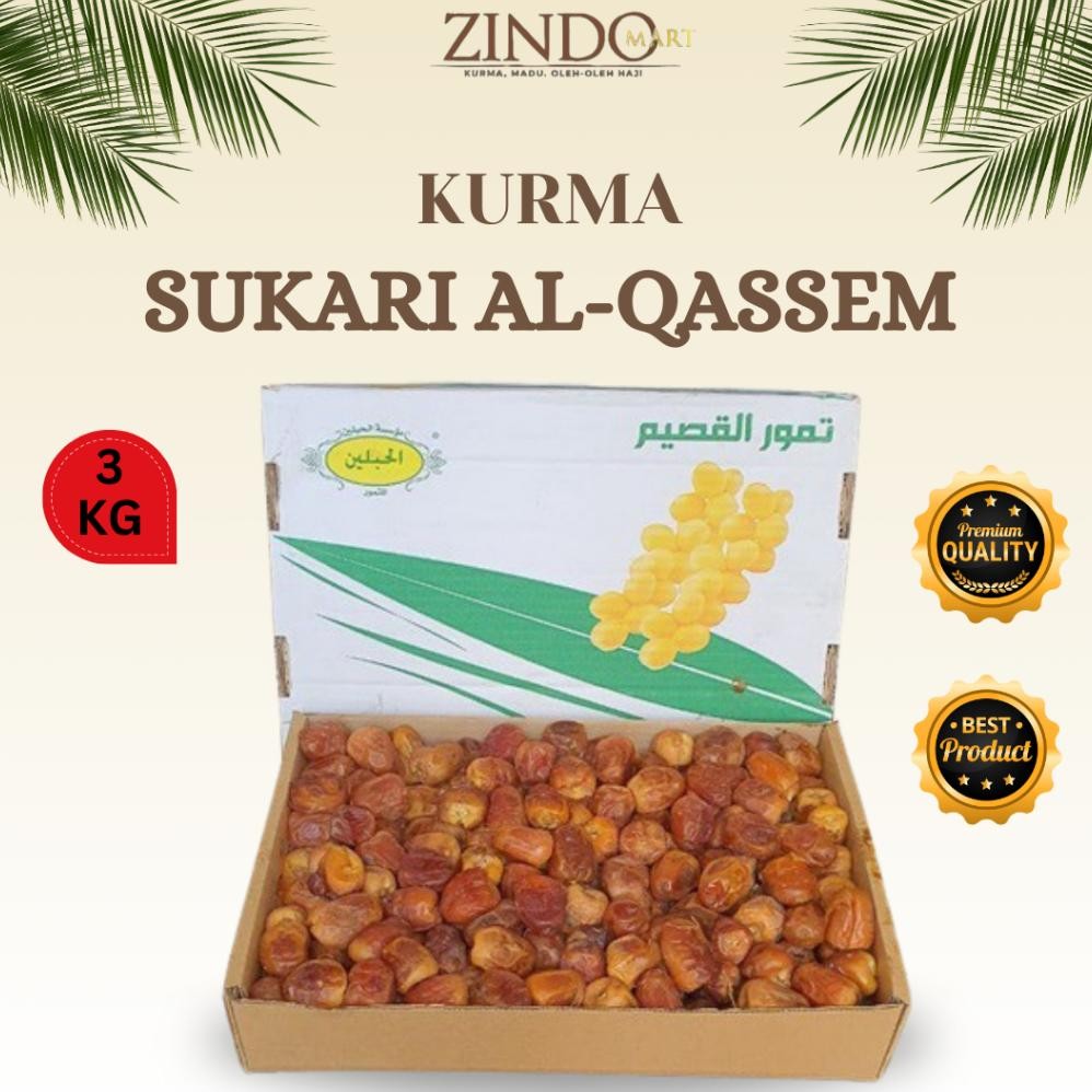 

risto- sukari al qassim 3kg / kurma sukkari quality preum