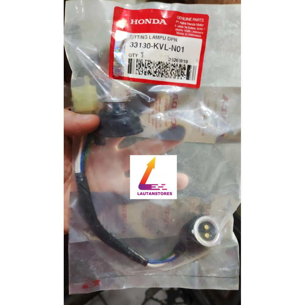 33130-Kvl-N01 Socket Cop Pitting Lampu Depan Supra X 125 Batman Termurah Langka