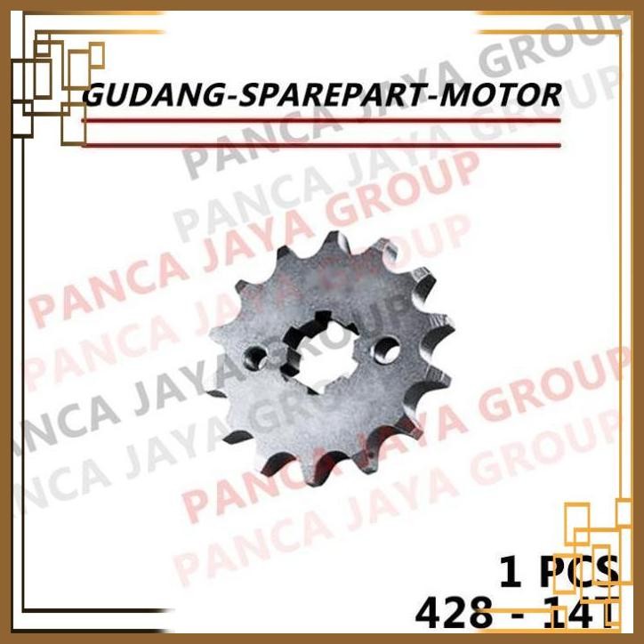 [GSM] GEAR DEPAN 428 14-15 T VIAR CROSS CROS X 100 150 200 MT MF-ES-SE-GT