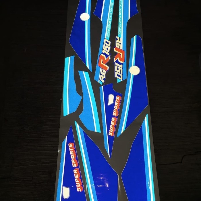 Striping Sticker Suzuki Rgr 150 Sprinter Putih Copy Original Bahan 3M Termurah Langka