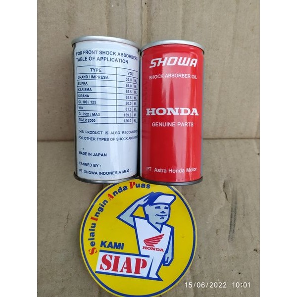 Oil Oli Shock Breaker Shockbreaker Depan Honda Astrea Grand Prima Star Supra Karisma Kirana Win Gl M