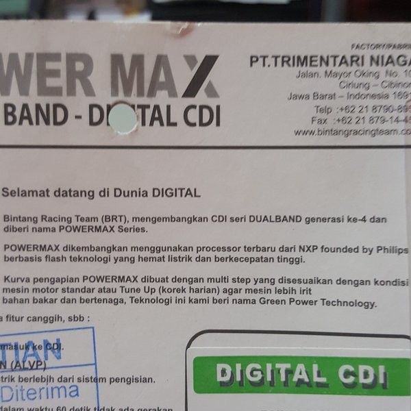 Cdi Brt Original Dual Band Db Vario 110 Lama Techno Beat Karbu Karburator Carbu Carburetor Racing Te