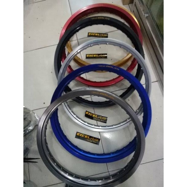 Original Velg Takasago Excel Asia 14 X 160 Titanium Gold Blue Biru Emas Silver Hitam Red Merah Satua