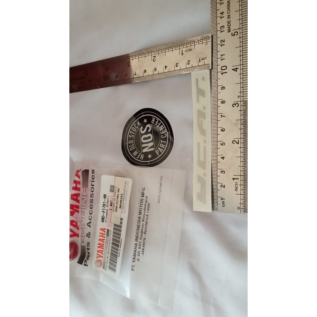 Sticker Stiker Yamaha Putih Scorpio Z 5Bp-F153E-00 Original Termurah Langka