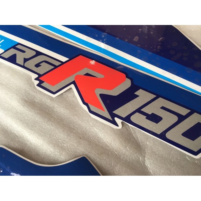 Striping Sticker Lis Body Suzuki Rgr Sprinter Putih Biru Copy Original Termurah Langka