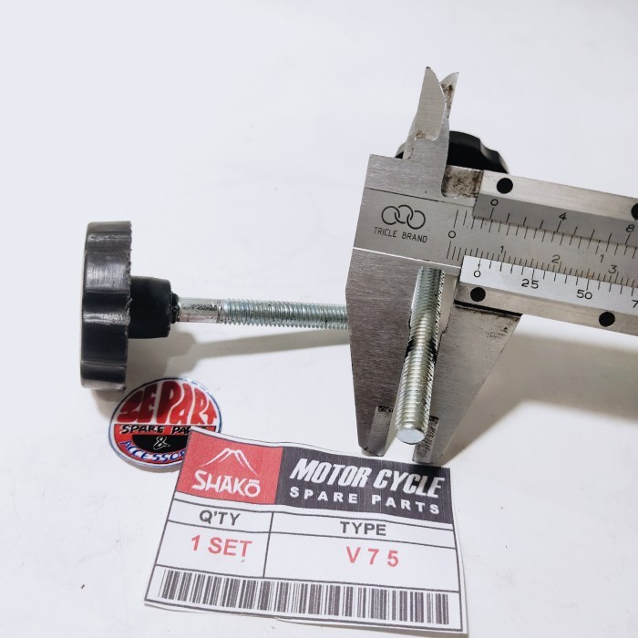 Baut Box Aki V75 V80 Set Baud Bok Tepong Accu Yamaha V75 Termurah Langka