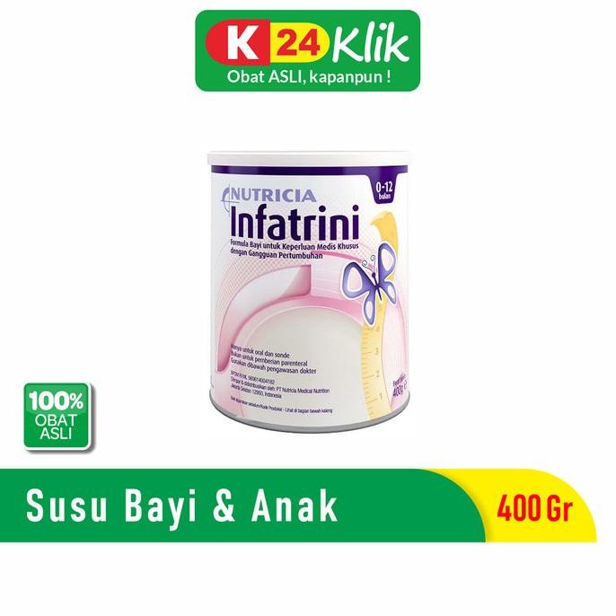 Grosir Nutricia Infatrini 0-12Bln 400G Kaleng