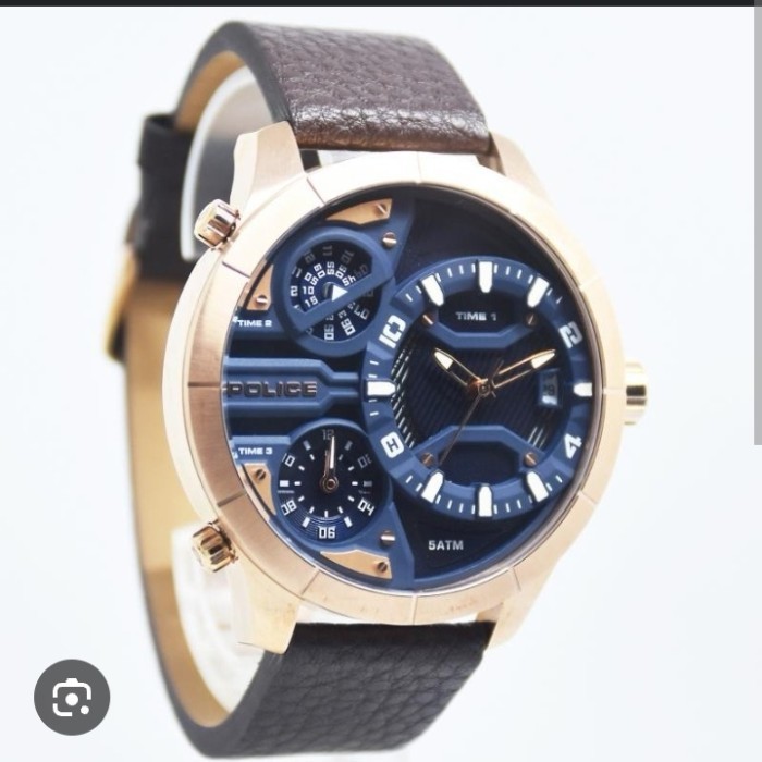 Sale Jam Tangan Police Pria Ori /Jam Cowok P15099Jsr-04/15099Jsb-02