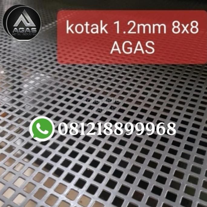 ready plat lubang perforated kotak besi