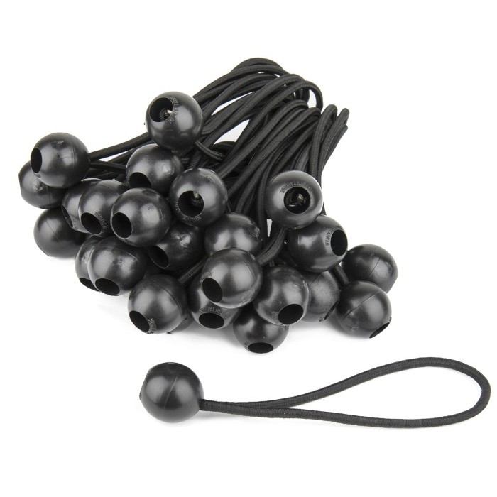 

HOT SALE! KUPO BALL BUNGEES TIES 15cm HEAVY DUTY - 20 pack