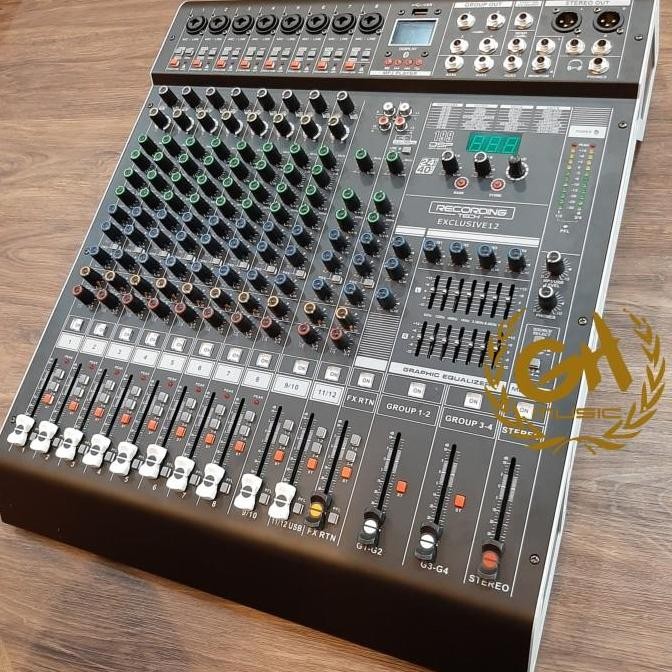 Promo Recording Tech Exclusive12 | Rt Exclusive 12 Mixer Eksklusif Exklusif