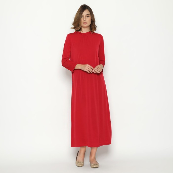 Cheval Kelly Maxi Dress - Gamis Kerah Tinggi