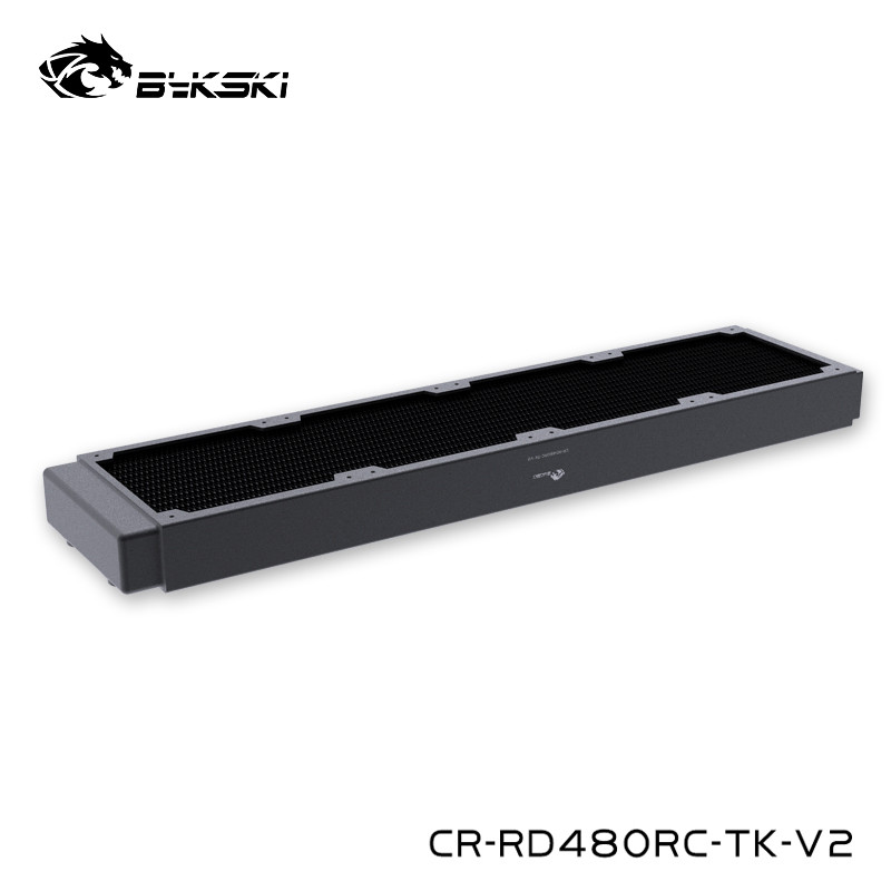 TZT Black Water Cooling 480mm Copper Radiator,About 40mm Thickness ,Better For 12cm ,25mm Thick Fan,