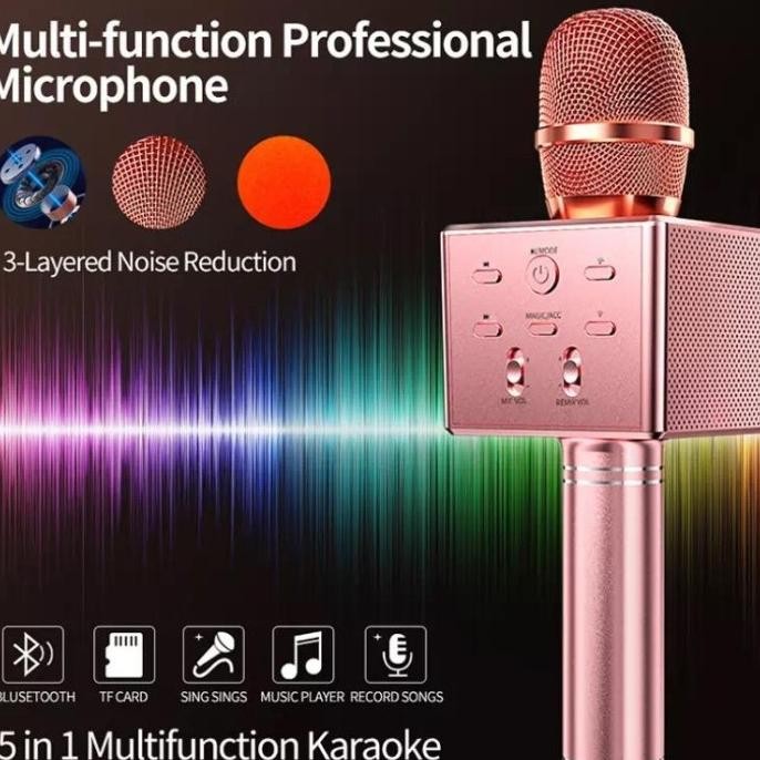 MIC KARAOKE YSD BLUETOOTH SUARA LEBIH BAGUS MIC Q7 & SUPER BASS