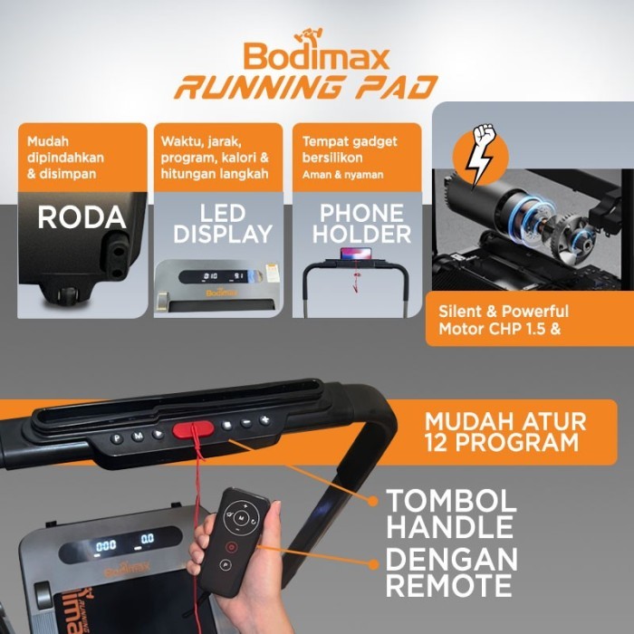 BODIMAX NINEDOT RUNNING PAD