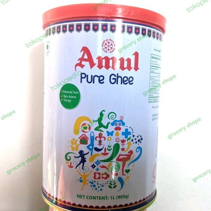 

AMUL PURE GHEE 1 LT MINYAK SAPI INDIA
