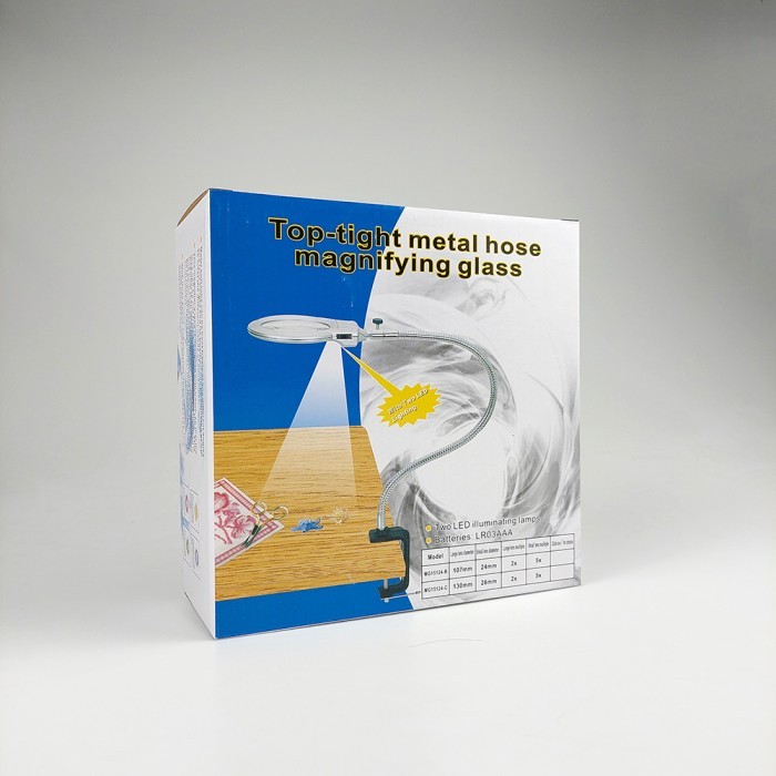 

GOODLAND LAMPU MEJA PORTABLE DENGAN KACA PEMBESAR SILVER