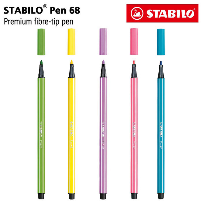 

STABILO SET 5 - PEN 68 CANDY COLOR / HIGHLIGHTER MARKER PEN / PAKET 5
