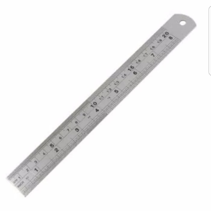 

PENGGARIS BESI 2000MM MISTAR GARISAN 200CM 2 M METER 2M RULLER STEEL