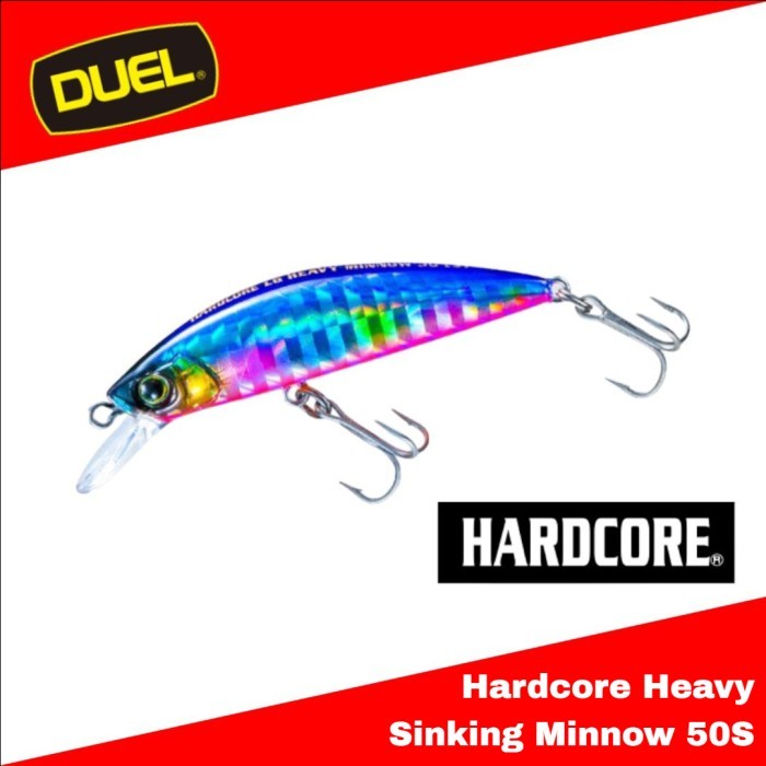 TERBARU Umpan Pancing Yo Zuri Duel Hardcore 50S Heavy Sinking Minnow Lure