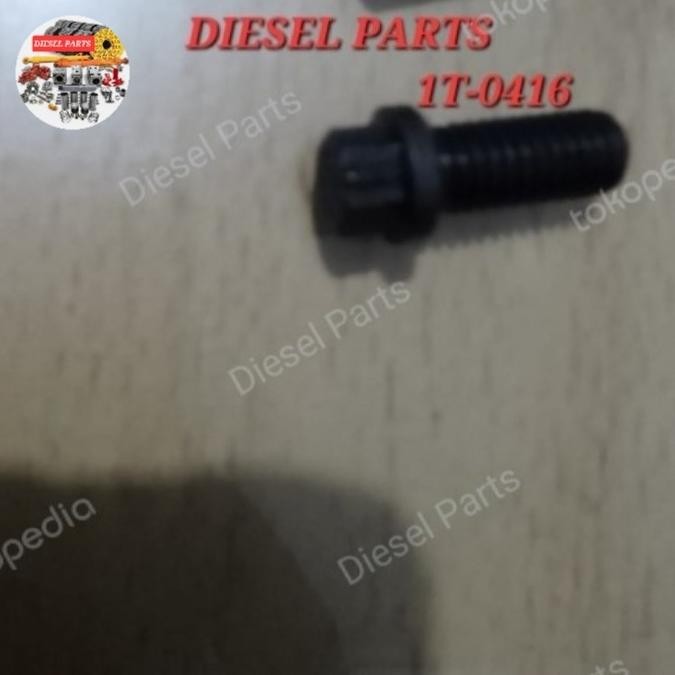 Bolt Clamp Nozzle D6G, D7G, 3306 1T-0416, Sparepart Alat Berat & Truck Ooriginal