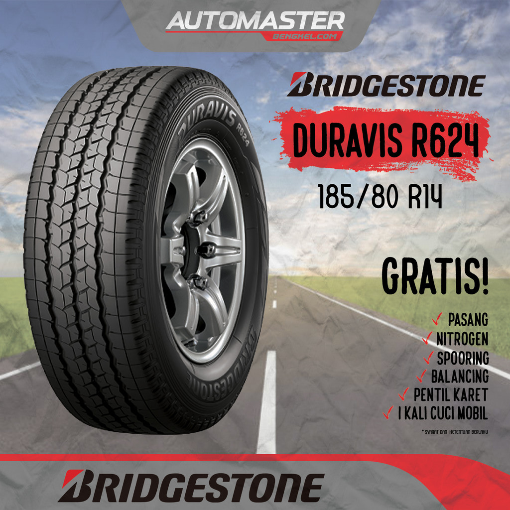 Ban Mobil Hilux L300 Bridgestone Duravis 185 /R13 8R R624