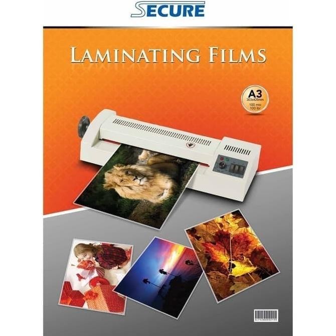 

Promo Films Laminating Secure Ukuran A3 Plastik Laminating Secure A3 100MIC COD