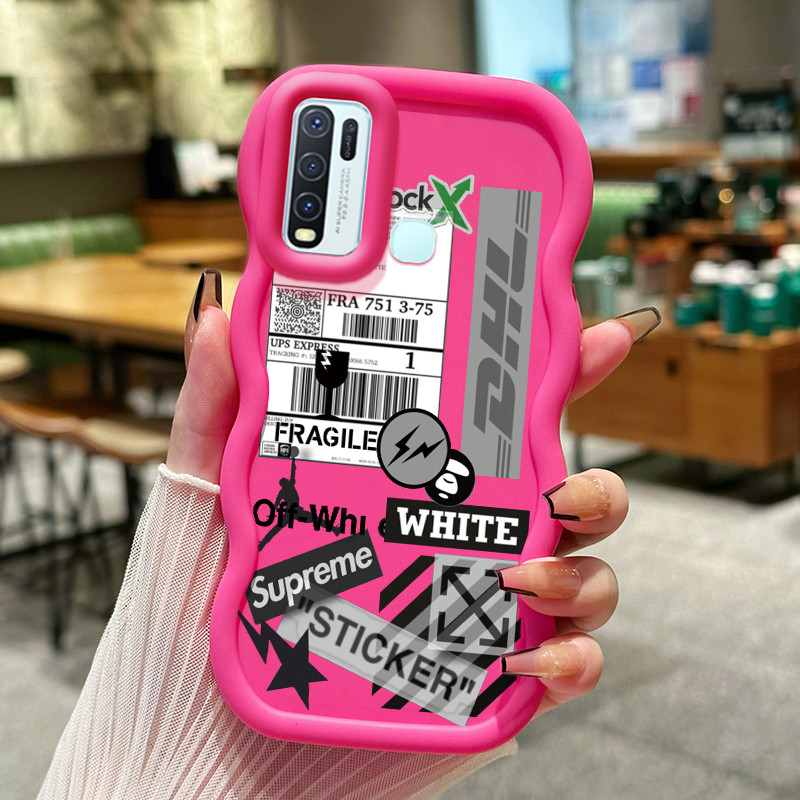 Casing Hp Untuk VIVO Y50 Y30 Y30i Y51 2020 Y31 2021 Y51A 2021 Y53s Y33 Case Casing kode batang modis