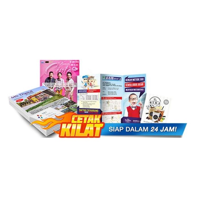 

Promo CETAK BROSUR UKURAN A4 (1/2 RIM) COD