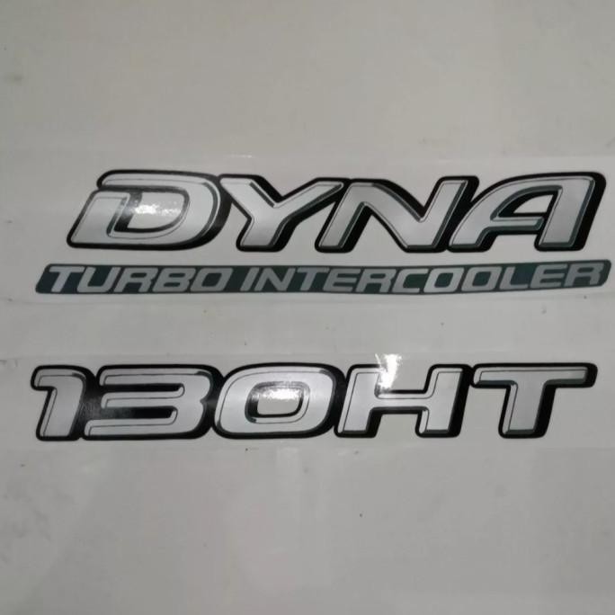 Stiker Dyna Turbo Intercooler 130Ht Toyota Dyna 130Ht Paling ++