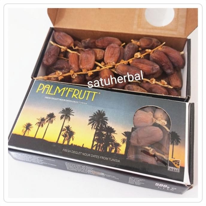 

KURMA PALMFRUIT PALM FRUIT PALMFRUTT TUNISIA TANGKAI IMPOR 500GRAM