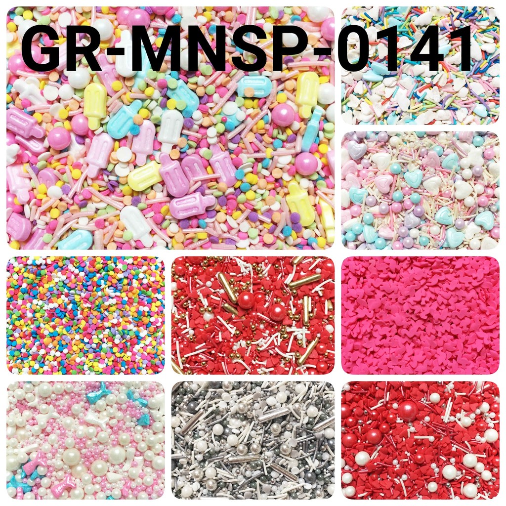 

GR-MNSP-0141 Sprinkles trimit springkel 10gr popsicle confetti awan (SPRINKLES)