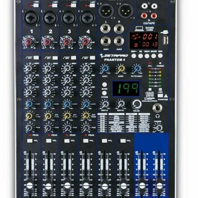 Murah Mixer Audio Zeptapro Phantom4/Phantom 4 4 Channel