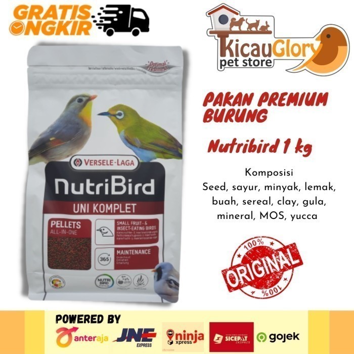 Versele Laga Nutribird UNI Komplet 1kg makanan burung