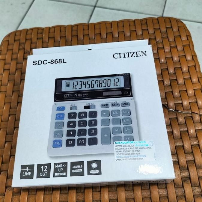 

Original Calculator Citizen SDC-868L/Kalkulator Desktop meja kantor.