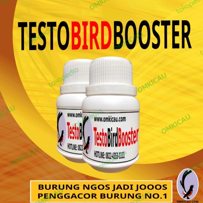 OMKICAU TESTO BIRD BOOSTER 25 GR ATASI MACET BUNYI / NGERIWIK TERUS