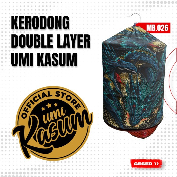 Kerodong Murai Batu Double Layer Pilihan Umi Kasum Motif MB 026