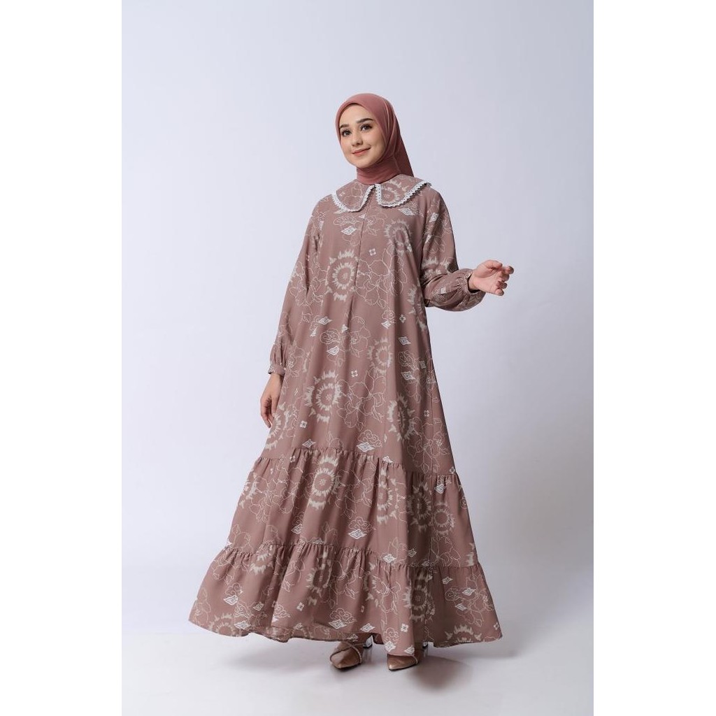 ZM ZASKIA MECCA - KENIA DRESS - JELITA INDONESIA - EDISI CIREBON GAMIS LEBARAN 2025 DRESS MODEL TERB