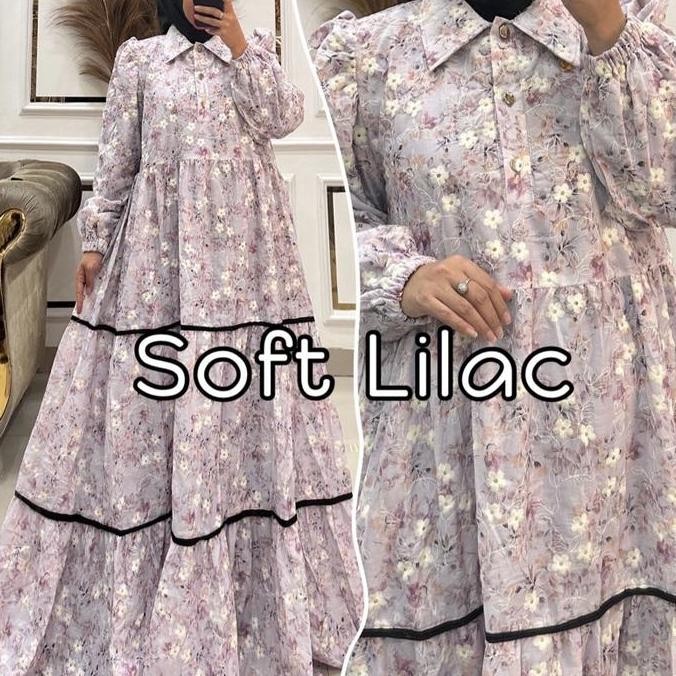 Queenasyari - Jehan Dress Katbol Premi Gaun Kondangan Ukuran Jumbo Ld 125 - 145 Cm Gamis Muslim Wani