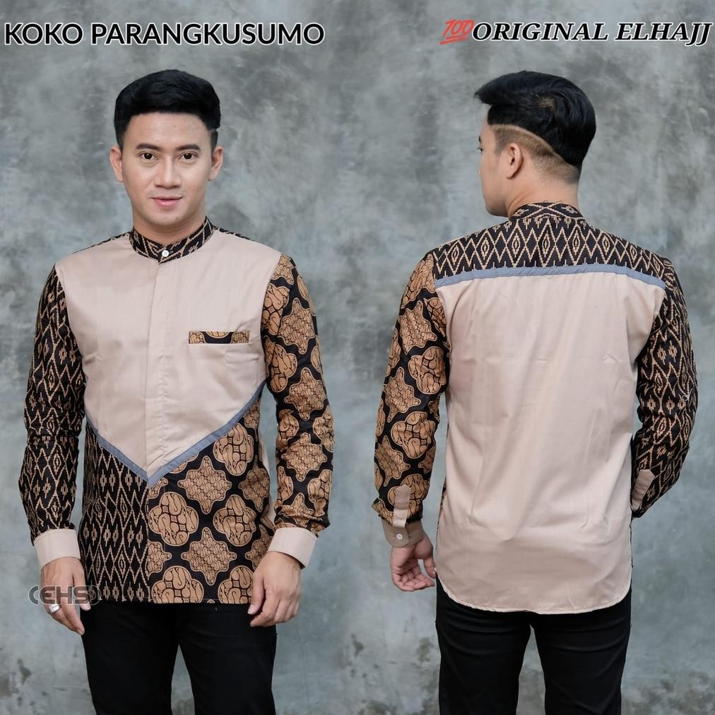 Sale Bisa Cod | Baju Koko Al Qorni  Hadroh Azzahir Kemeja Muslim Pria Model Terbaru Busana Muslim An