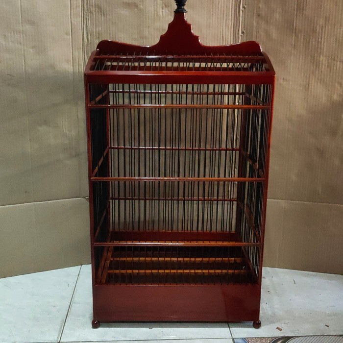 Sangkar Kotak Replika Coklat no 3 [GRAB GOJEK]