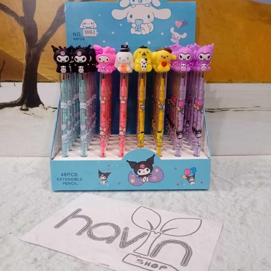 

Original (48Pc/56Pc) Pensil Lantu Susun/Pensil Susun Karakter/Pensil Cabut/Lantu 1 Box Besar Berkualitas