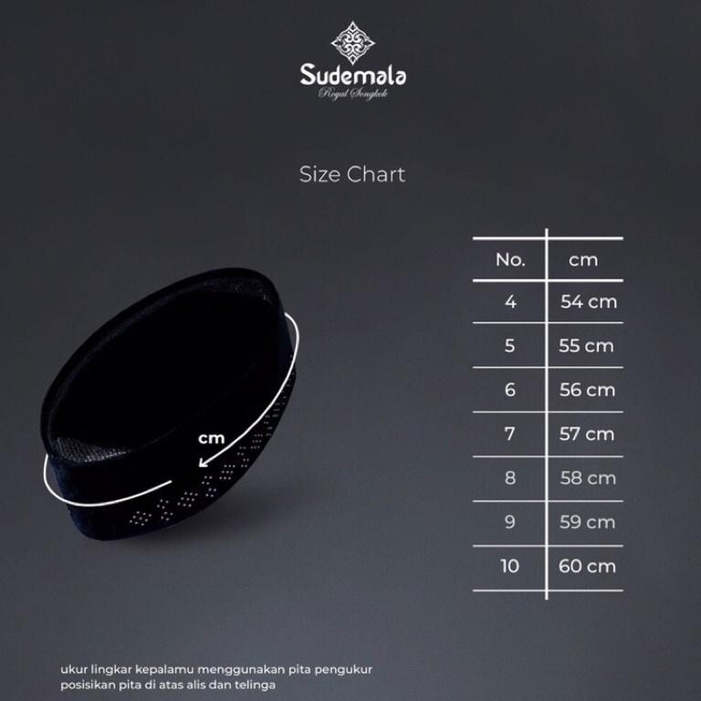 Ready Songkok Sudemala/ Songkok Haji Hitam Pbh 3502/ Kopyah/ Peci Original