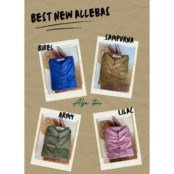 Promo Lebaran Baju Koko / Baju Taqwa Allebas Hasyimi S. M. L. Xl Cod