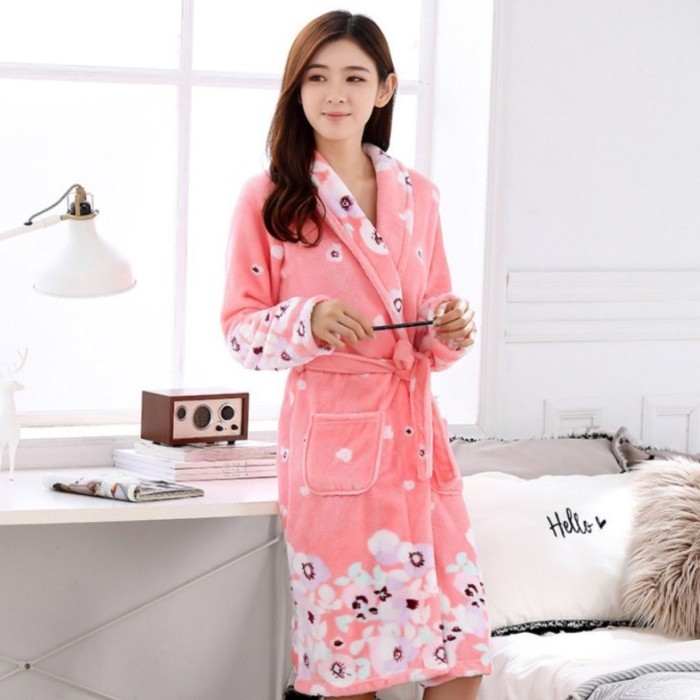 Baju Handuk Kimono Wanita Mandi Dewasa Import Korea