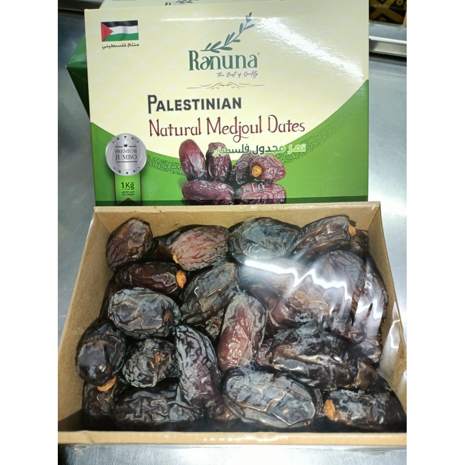 

Kurma Medjool 1kg Original/Kurma Medjoul 1kg/Kurma Medjol palestin