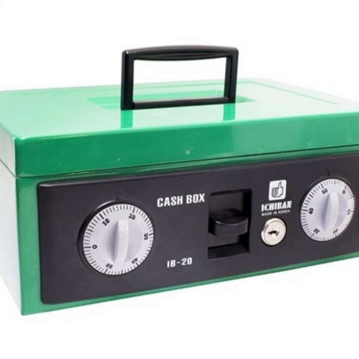CASH BOX ICHIBAN IB-20 / KOTAK SAVE BOX / TEMPAT UANG BRANKAS IB20