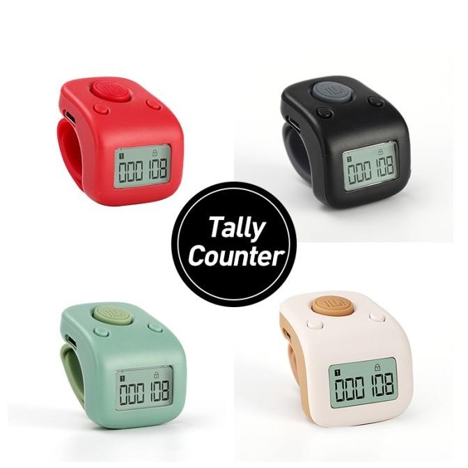 Tasbih Digital Alat Dzikir Tally Counter Rechargeable Silent TK